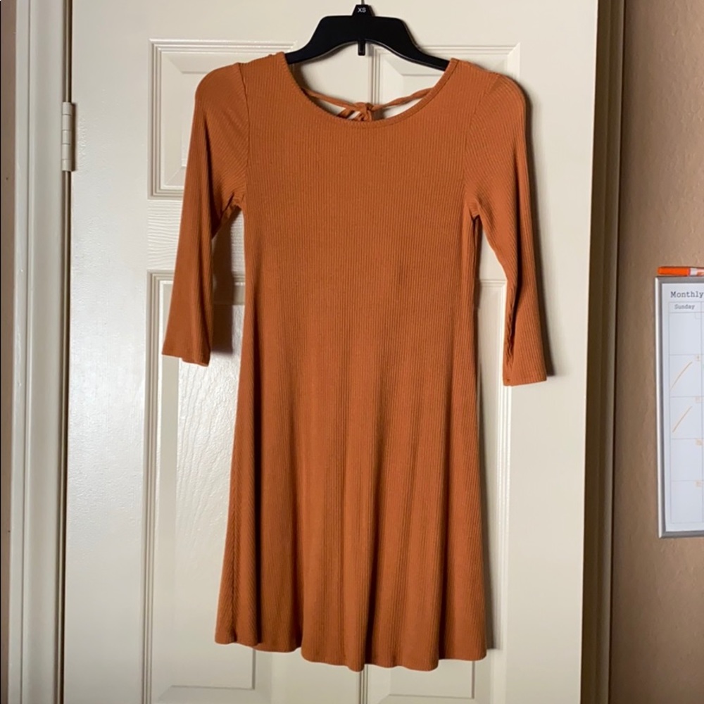 Short, soft material dress